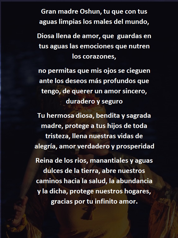 Oración a Oshun Para el Amor y Prosperidad